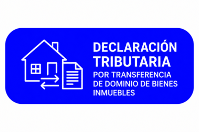 Declaración tributaria Original (Transferencia de dominio bienes inmuebles compraventas, donaciones, etc.). (copia)